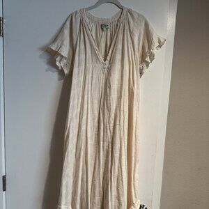Rowie the Label Linen Maxi Dress